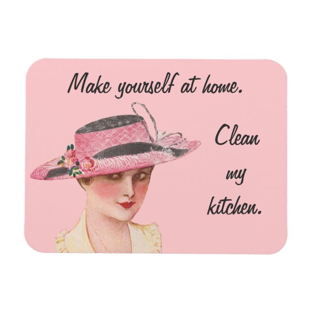 Clean My Kitchen Magnet (Horizontal)