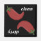Clean or Dirty Chilli Peppers Dishwasher Magnet