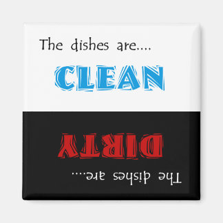 Clean or Dirty Dishwasher Magnet