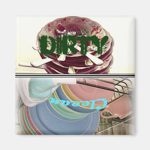 Clean or Dirty Dishwasher Magnet