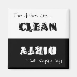 Clean or Dirty Dishwasher Magnet