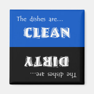 Clean or Dirty Dishwasher Magnet