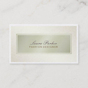 Clean Professional Elegant Modern Chic Business Card