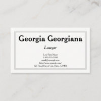 Clean & Professional, With Triple-Line Border