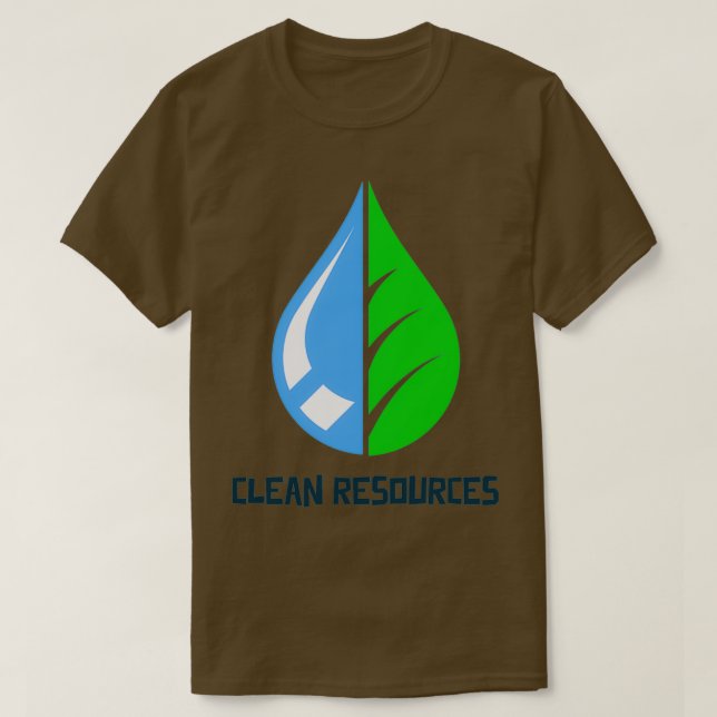 Clean Resources for the Future T-Shirt (Design Front)