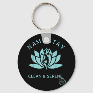 Clean & Serene Yoga Narcotics Anonymous Key Ring
