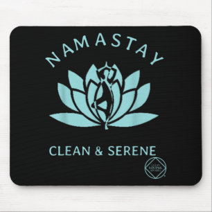 Clean & Serene Yoga Narcotics Anonymous Mouse Pad
