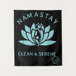 Clean & Serene Yoga Narcotics Anonymous Tapestry
