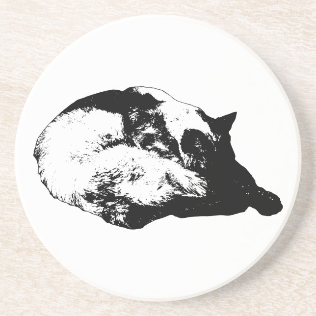 clean shape rest coaster (Front)
