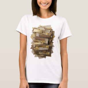 Clean Silver ABSTRACT ART Art Print T-Shirt