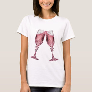 Clean Silver CHEERS TO LOVE AND HAPPINESS T-Shirt