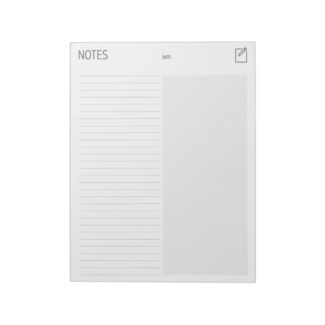 Clean + Simple Basic Notepad (Rotated)