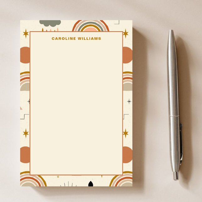 Clean Simple Boho Bohemian Personal To do List Post-it Notes (Creator Uploaded)