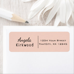 Clean Simple Minimal Informal Casual Blush Pink