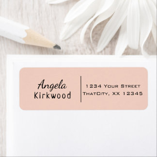 Clean Simple Minimal Informal Casual Blush Pink