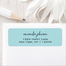Clean Simple Minimal Informal Casual Light Blue