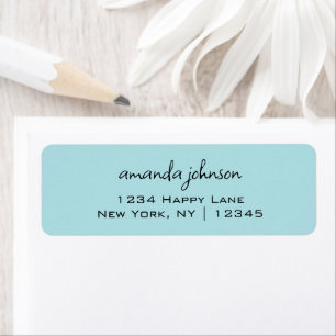 Clean Simple Minimal Informal Casual Light Blue