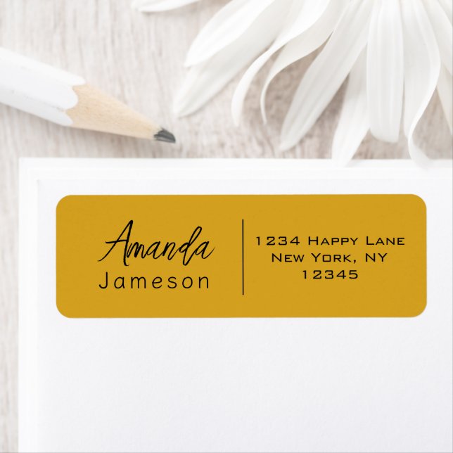Clean Simple Minimal Informal Casual Mustard (Insitu)