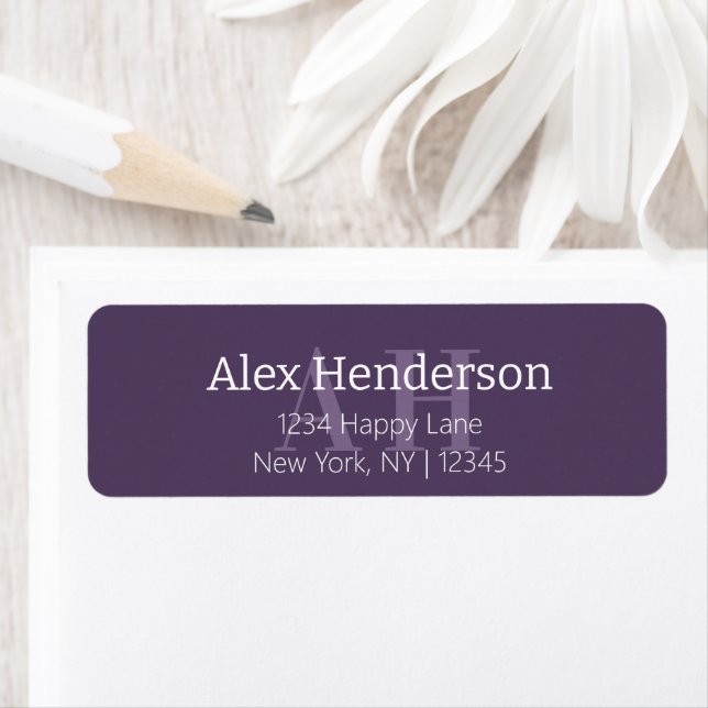 Clean Simple Minimal Informal Casual Purple Grey (Insitu)
