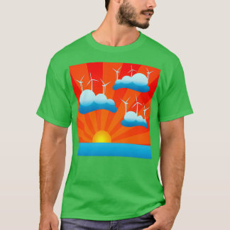 clean sustainable wind energy T-Shirt