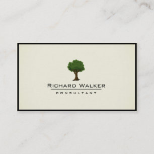 Clean Tree Garden Lawn Care Logo Landscape Green Business Card