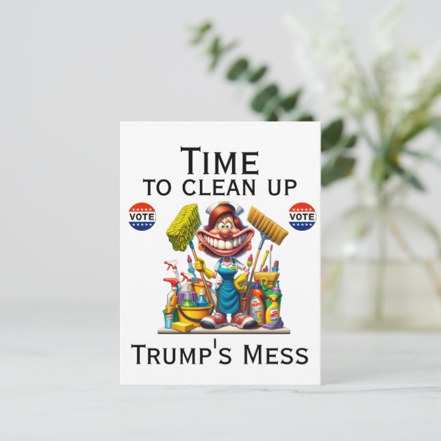 Clean Up Postcard (Standing Front)