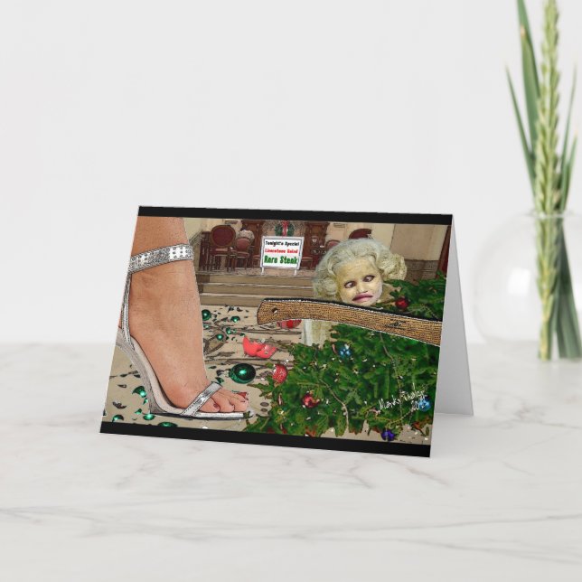 Clean Up This Mess!!!  Christmas Card (Front)