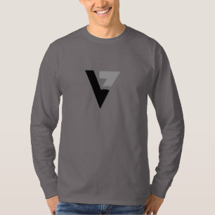 Clean V Logo Long Sleeve Tee