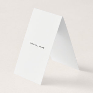 Clean White Minimalist Business Thank You Card