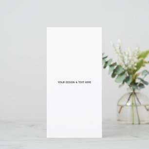 Clean White Minimalist Business Thank You Card