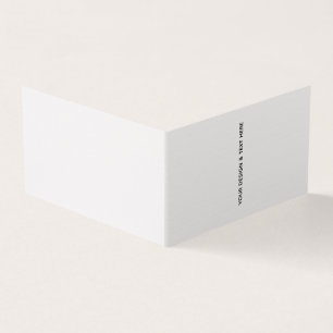 Clean White Minimalist Grandpa Birthday Card