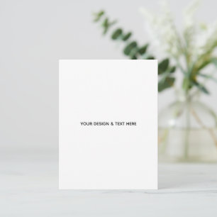 Clean White Minimalist Mum Appreciation Card