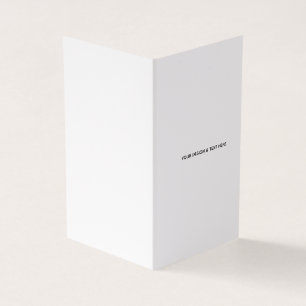 Clean White Minimalist Nurse Thank You Card