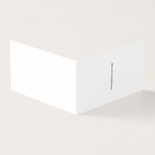 Clean White Minimalist Nurse Thank You Card