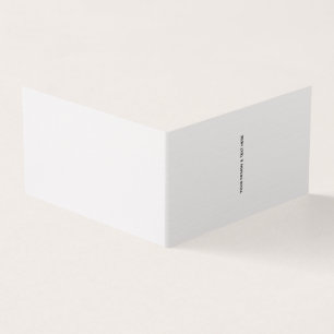 Clean White Minimalist Pet Sympathy Thank You Card