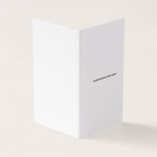 Clean White Minimalist Pet Sympathy Thank You Card