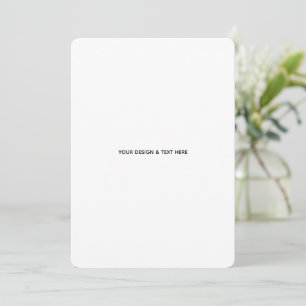 Clean White Minimalist Proposal Thank You Card