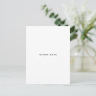 Clean White Minimalist Sister Birthday Card