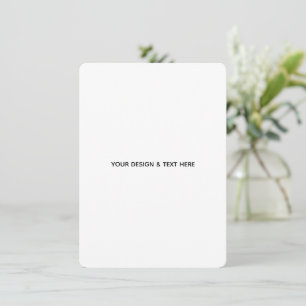Clean White Minimalist Teacher Thank You Card