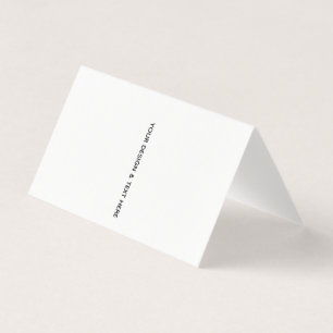 Clean White Minimalist Teacher Thank You Card