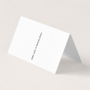 Clean White Minimalist Teacher Thank You Card