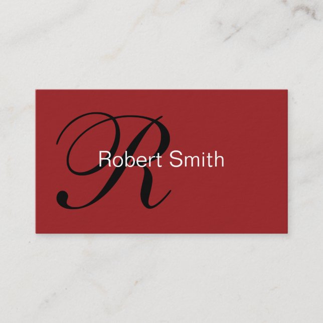 Clean, Yet Sophisticated Business Card (Front)