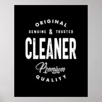 Cleaner Job Title Tee Gift Mens Womens