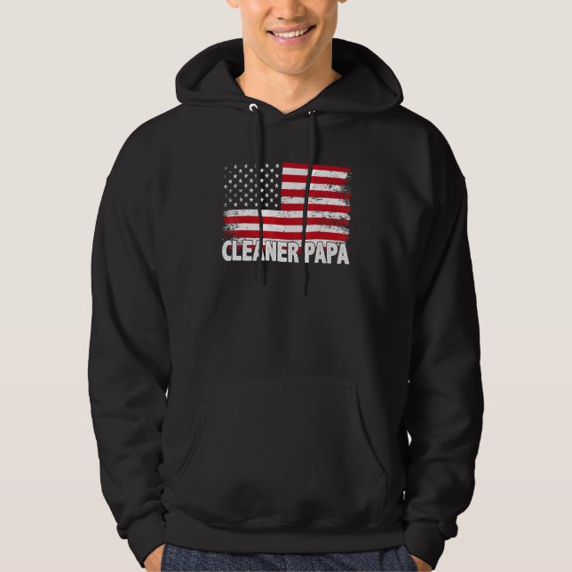 Cleaner Papa Hoodie (Front)