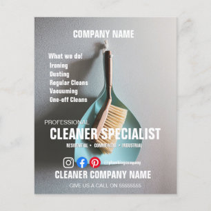 CLEANER SPECIALIST cleaning home helper Flyer