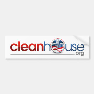 cleanhouse.org bumper sticker