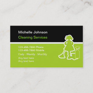 Cleaning Business Cards