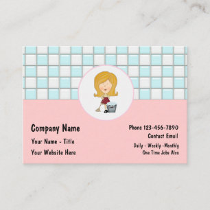 Cleaning Business Cards Large