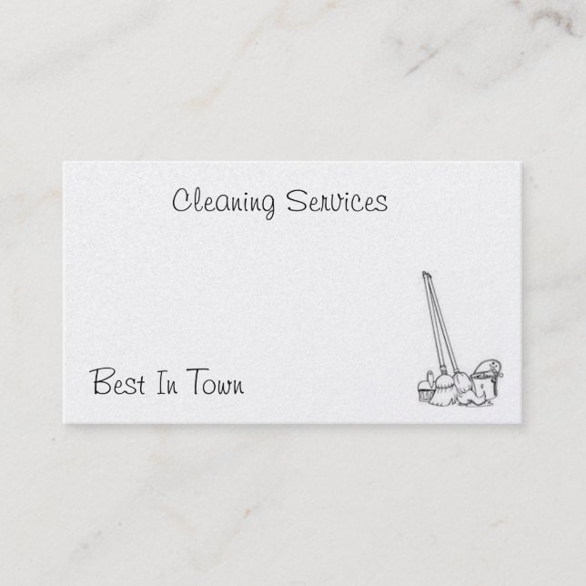 Cleaning Card (Front)
