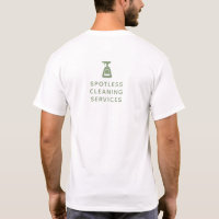 Cleaning Company Spray Bottle Sage Green Text